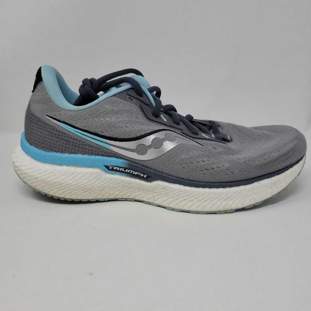 Saucony Womens Triumph‎ 19 S10678-20 Gray Running Shoes Sneakers Size 10.5